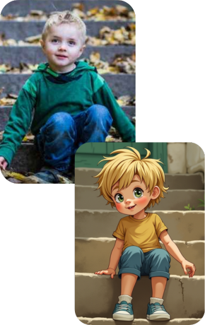 Child to Character Transformation Example 1